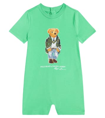 Baby Polo Bear cotton jersey playsuit | Polo Ralph Lauren Kids