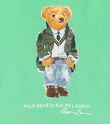 Baby Polo Bear cotton jersey playsuit | Polo Ralph Lauren Kids