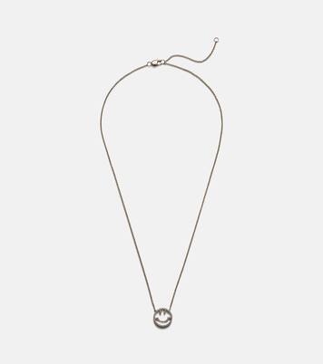 Collana Have A Nice Day in oro 14kt con diamanti | Roxanne First