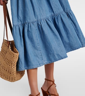 Abito midi Tola in misto cotone | Veronica Beard