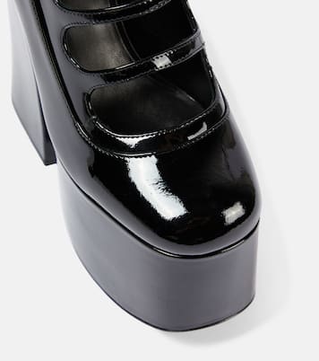 Bottines Kiki à plateforme en cuir verni | Marc Jacobs