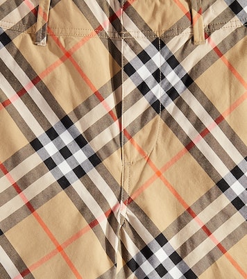 Burberry Check cotton shorts | Burberry Kids