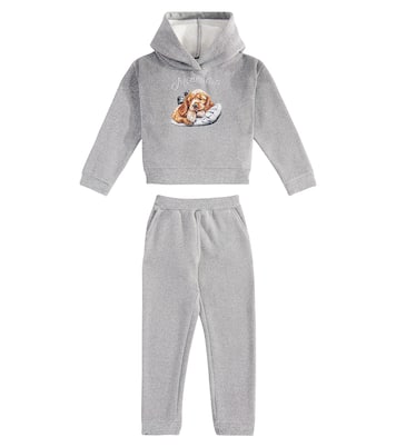 Printed jersey sweatshirt and sweatpants set | Monnalisa