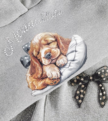 Printed jersey sweatshirt and sweatpants set | Monnalisa