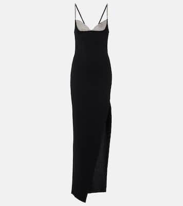 Robe longue à cristaux | Balmain