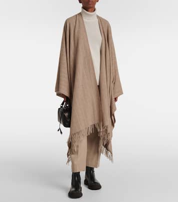 Scialle in lana, cashmere e seta | Brunello Cucinelli