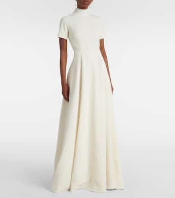 Robe longue Malinda à col montant | Emilia Wickstead