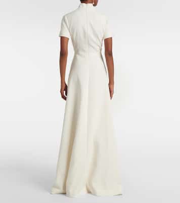 Robe longue Malinda à col montant | Emilia Wickstead