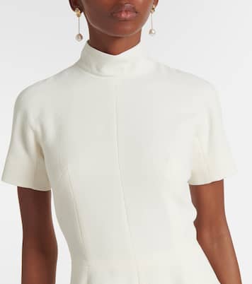 Robe longue Malinda à col montant | Emilia Wickstead
