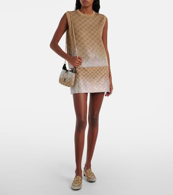 Jordaan GG Canvas embellished loafers | Gucci