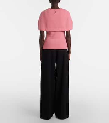 Top in maglia di lana e cashmere  | Carolina Herrera