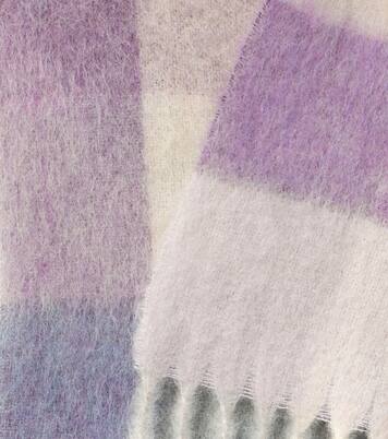 Sciarpa Vally in misto lana a quadri | Acne Studios