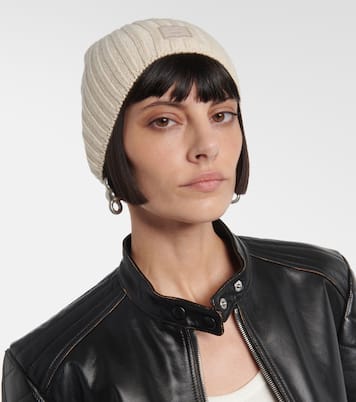 Face ribbed-knit wool beanie | Acne Studios