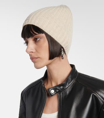 Face ribbed-knit wool beanie | Acne Studios