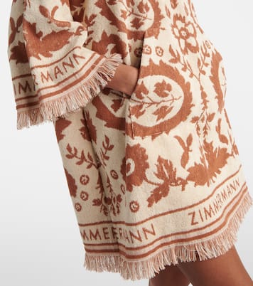 Vestido de playa Wylie Hooded de felpa | Zimmermann