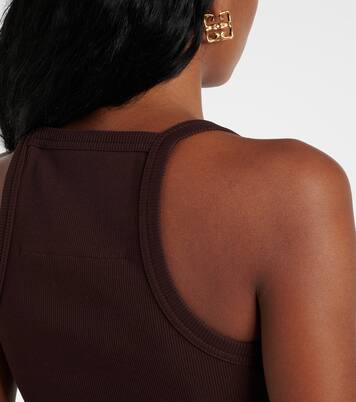 Tank top cropped 4G in cotone | Givenchy