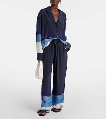 Camicia Mariner in seta crêpe de chine | SIR