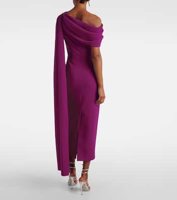 Robe midi Maite en crêpe | Roksanda