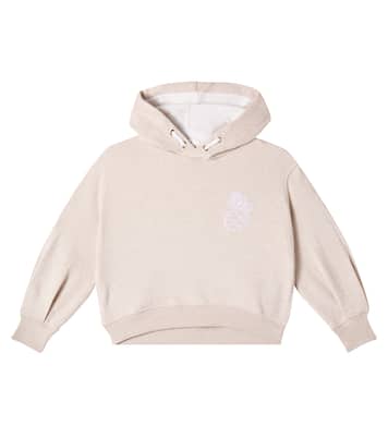 Felpa in jersey di cotone con cappuccio | Chloé Kids