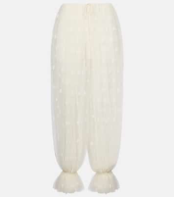 Bestickte Hose aus Spitze | Chloé