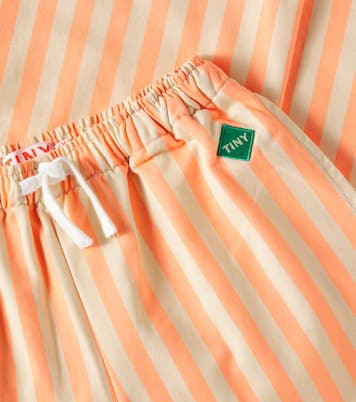Pantaloni regular in cotone a righe | Tinycottons
