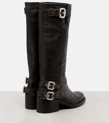 Stivali biker Dakota in pelle | Chloé