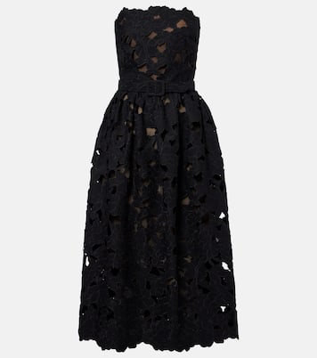 Abito bustier in pizzo | Oscar de la Renta