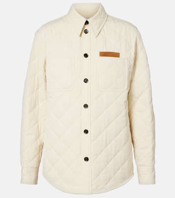 Sobrecamisa acolchada en mezcla de algodón | Bottega Veneta
