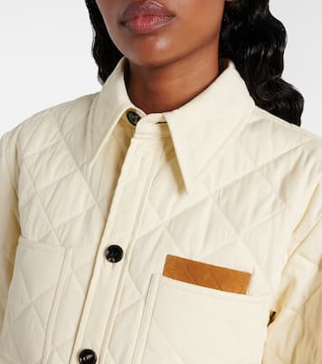 Sobrecamisa acolchada en mezcla de algodón | Bottega Veneta