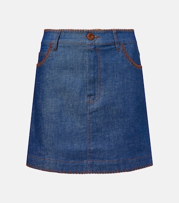 Minifalda Ascension en denim | Zimmermann