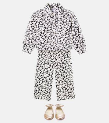 Veste Jalia en coton à fleurs | Bonpoint