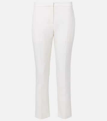 Cropped wool gabardine flared pants | McQueen