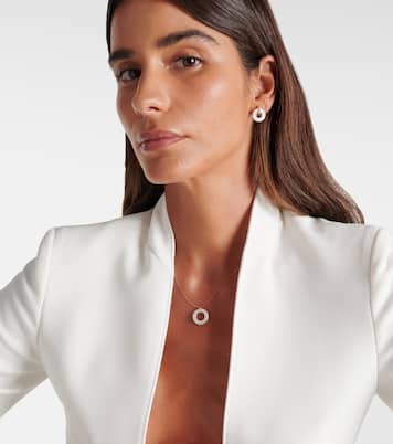 14kt gold pendant necklace with mother-of-pearl | Mateo