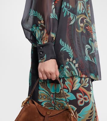 Blusa de chifón de seda floral | Etro