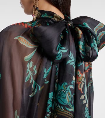 Blusa de chifón de seda floral | Etro