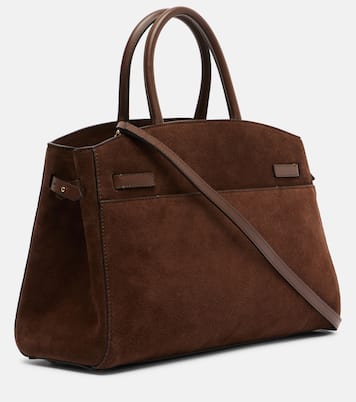 Tote Bag Hudson Medium aus Veloursleder | DeMellier