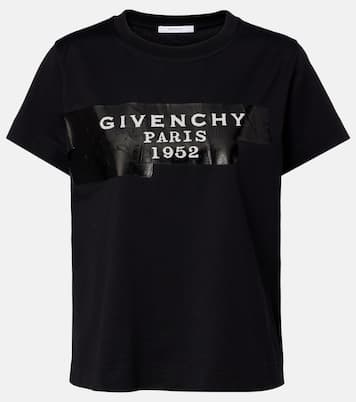 Distressed printed cotton jersey T-shirt | Givenchy