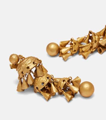 Whimsy Chandeliers 14kt gold-plated drop earrings | Zimmermann
