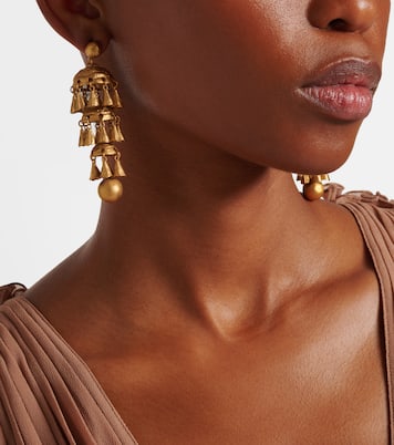 Whimsy Chandeliers 14kt gold-plated drop earrings | Zimmermann
