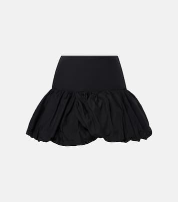 Gathered peplum miniskirt | Rotate
