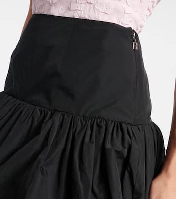 Gathered peplum miniskirt | Rotate