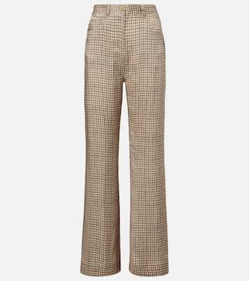 Pantalon ample Poltana à carreaux | Acne Studios