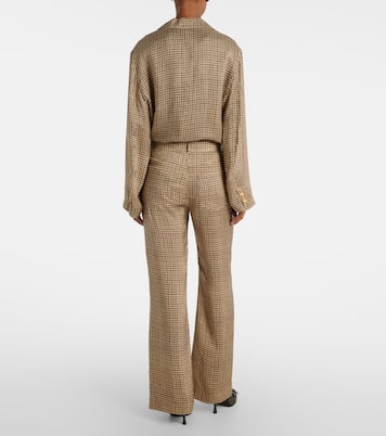 Pantalon ample Poltana à carreaux | Acne Studios
