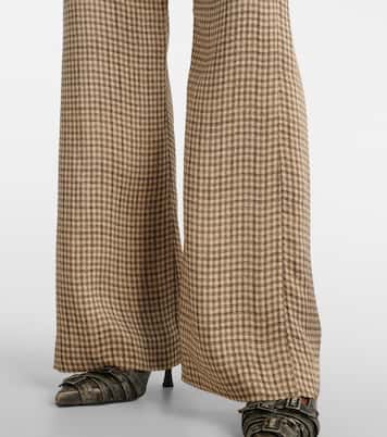 Pantalon ample Poltana à carreaux | Acne Studios