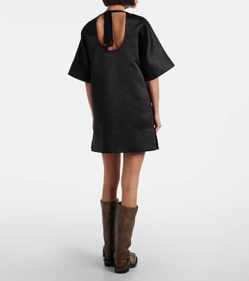 Open-back minidress | Ganni