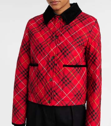 Burberry Check cotton jacket | Burberry