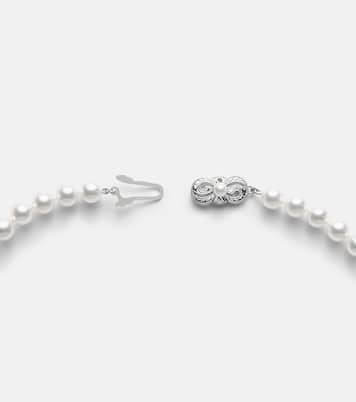 Halskette aus Akoyaperlen mit 18kt Weißgold | Mikimoto