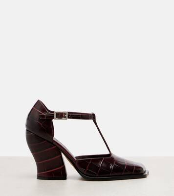 Escarpins Onda 90 en cuir embossé | Loewe