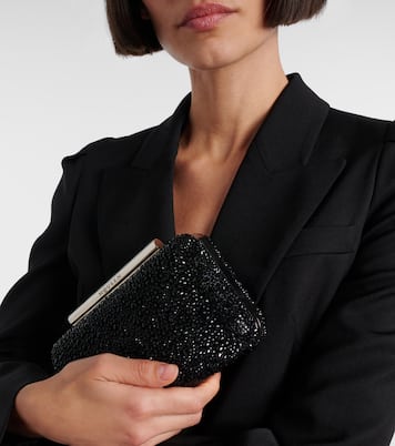 T-Bar Small embellished clutch | McQueen