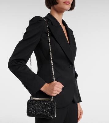 T-Bar Small embellished clutch | McQueen